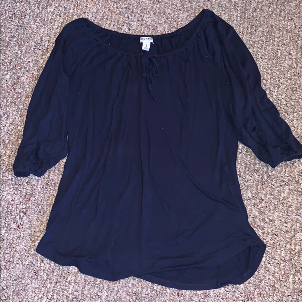 Navy Blouse